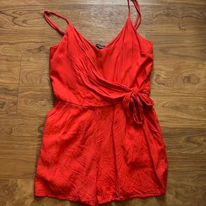 Red romper